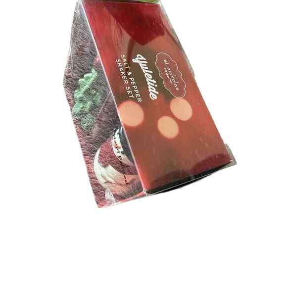 St. Nicholas Square Christmas Snowman & Pine Tree Salt & Pepper Shaker Set READ - Picture 5 of 7